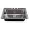 Msi Single Bowl 33in X 22in Stainless Steel Overmount Kitchen Sink ZOR-STL-SBSNK-001 - alternate 1
